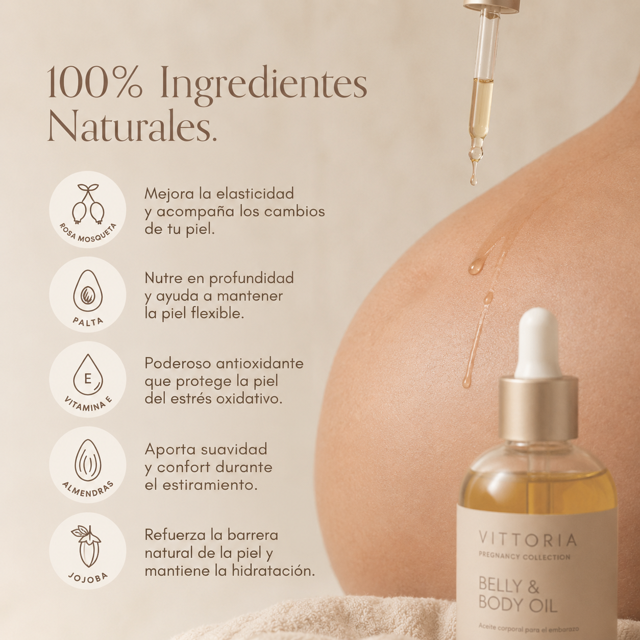 Belly & Body Oil - Aceite corporal para embarazadas