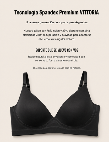 Corpiño Confy V sin costuras segunda piel ®