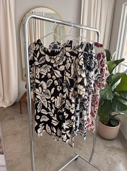 Remera Naomi estampado floreado