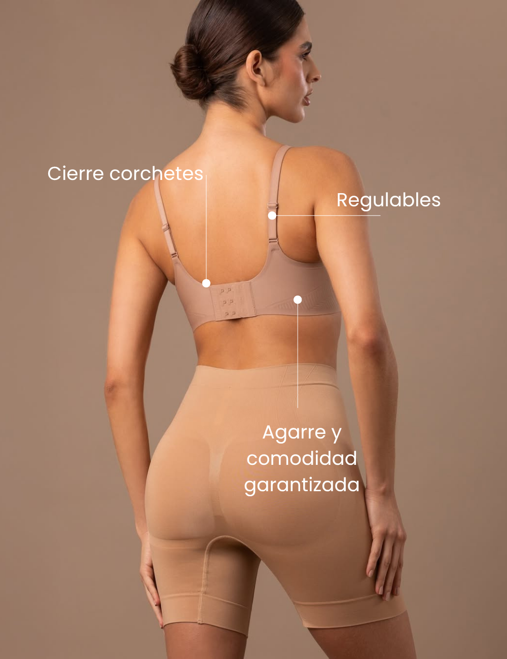 Corpiño Confy sin costuras segunda piel ®