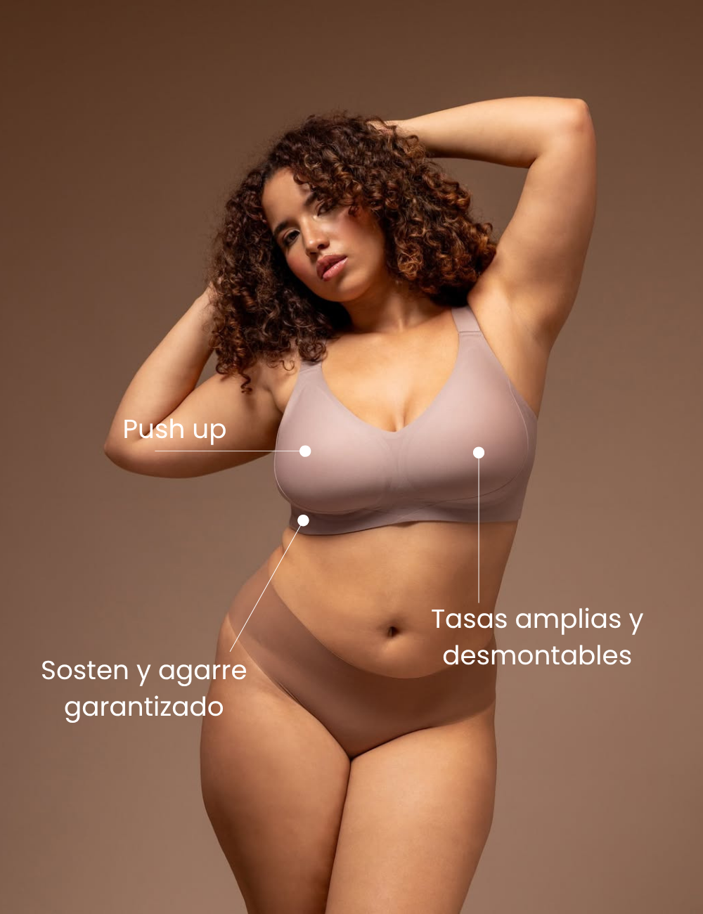 Corpiño Linea PLUS+ Segunda Piel ®