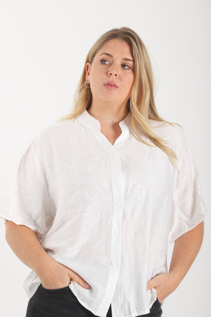 Camisa Vadodara cuello mao