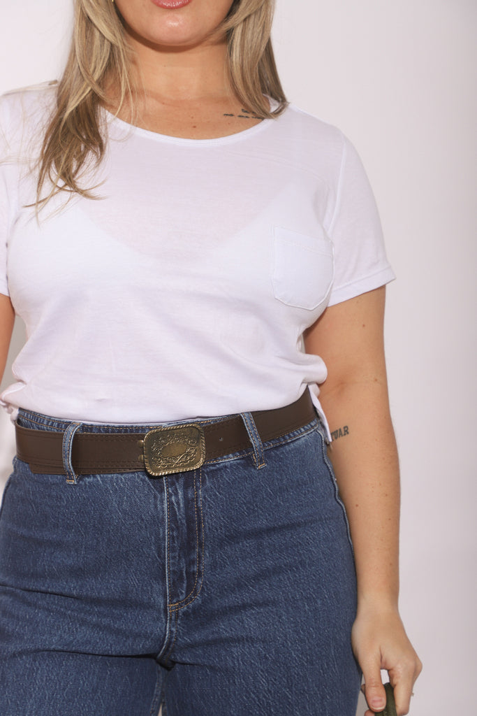 Remera Taros basica algodon con bolsillo